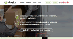 Desktop Screenshot of espedice.cz