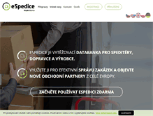 Tablet Screenshot of espedice.cz